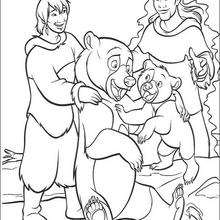 Brother Bear 42 - Coloring page - DISNEY coloring pages - Brother Bear coloring book pages