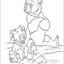 Brother Bear  7 - Coloring page - DISNEY coloring pages - Brother Bear coloring book pages