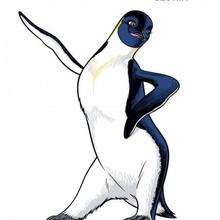 Gloria - Coloring page - MOVIE coloring pages - HAPPY FEET coloring pages
