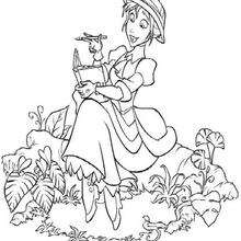 Jane 1 - Coloring page - DISNEY coloring pages - Tarzan coloring pages