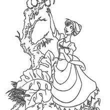 Jane 2 - Coloring page - DISNEY coloring pages - Tarzan coloring pages