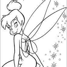 TinkerBell coloring page - Coloring page - DISNEY coloring pages - Peter Pan coloring pages