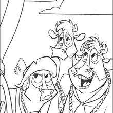 Mrs. Calloway, Grace and Maggie coloring page