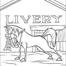 Buck and Rusty coloring page