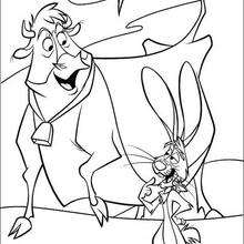 Maggie and Lucky Jack coloring page