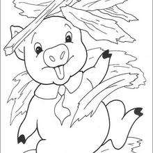Fifer Running in Straw coloring page