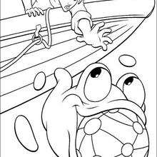 Morph Gets Ball coloring page