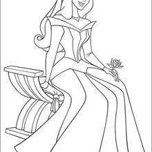 Princess Aurora - Coloring page - DISNEY coloring pages - Sleeping Beauty coloring pages
