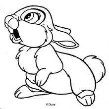 Thumper  3 - Coloring page - DISNEY coloring pages - BAMBI coloring pages