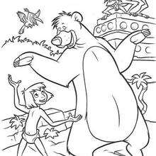 The Jungle Book  8 - Coloring page - DISNEY coloring pages - The Jungle Book coloring pages