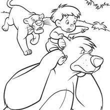 The Jungle Book  9 - Coloring page - DISNEY coloring pages - The Jungle Book coloring pages