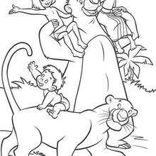 The Jungle Book 15 - Coloring page - DISNEY coloring pages - The Jungle Book coloring pages