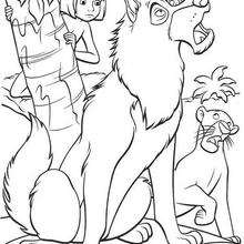 The Jungle Book 17 - Coloring page - DISNEY coloring pages - The Jungle Book coloring pages