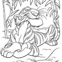 SHERE KHAN looking for SHANTI coloring page