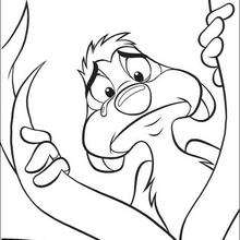 Sad Timon - Coloring page - DISNEY coloring pages - The Lion King coloring pages