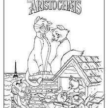 The Aristocats - Coloring page - DISNEY coloring pages - The Aristocats coloring pages