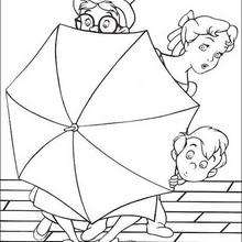 Darling kids - Coloring page - DISNEY coloring pages - Peter Pan coloring pages