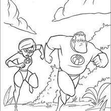 The Incredibles 12 - Coloring page - DISNEY coloring pages - The Incredibles coloring book pages