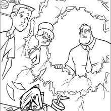 The Incredibles 17 - Coloring page - DISNEY coloring pages - The Incredibles coloring book pages