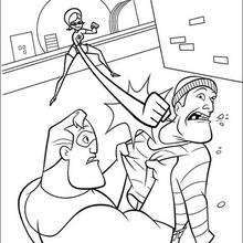 The Incredibles 21 - Coloring page - DISNEY coloring pages - The Incredibles coloring book pages