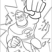 The Incredibles 22 - Coloring page - DISNEY coloring pages - The Incredibles coloring book pages