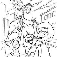 The Incredibles 23 - Coloring page - DISNEY coloring pages - The Incredibles coloring book pages