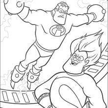 The Incredibles  3 - Coloring page - DISNEY coloring pages - The Incredibles coloring book pages