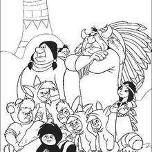 The Native Americans coloring page