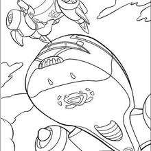 Spacecrafts - Coloring page - DISNEY coloring pages - Lilo and Stitch coloring pages