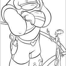 Captain Gantu - Coloring page - DISNEY coloring pages - Lilo and Stitch coloring pages