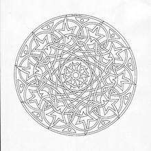 Mandala  13 - Coloring page - MANDALA coloring pages - Mandalas for ADVANCED
