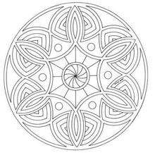Mandala  18 - Coloring page - MANDALA coloring pages - Mandalas for ADVANCED