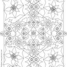 Mandala  4 - Coloring page - MANDALA coloring pages - Mandalas for ADVANCED