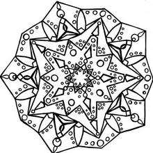 Mandala   5 - Coloring page - MANDALA coloring pages - Mandalas for ADVANCED