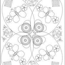 Mandala  6 - Coloring page - MANDALA coloring pages - Mandalas for ADVANCED