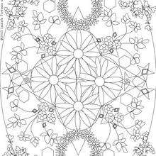 Mandala  7 - Coloring page - MANDALA coloring pages - Mandalas for ADVANCED