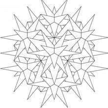 Mandala   9 - Coloring page - MANDALA coloring pages - Mandalas for ADVANCED