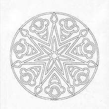 Mandala 160 - Coloring page - MANDALA coloring pages - Mandalas for ADVANCED