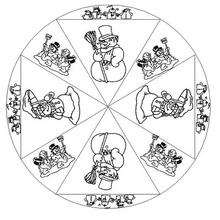 Mandala 111 - Coloring page - MANDALA coloring pages - Mandalas for ADVANCED