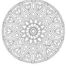 Mandala 133 - Coloring page - MANDALA coloring pages - Mandalas for EXPERTS