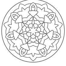 Mandala 135 - Coloring page - MANDALA coloring pages - Mandalas for ADVANCED