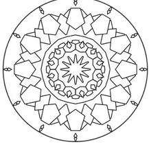 Mandala 138 - Coloring page - MANDALA coloring pages - Mandalas for ADVANCED