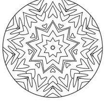 Mandala 142 - Coloring page - MANDALA coloring pages - Mandalas for ADVANCED