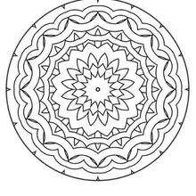 Mandala 144 - Coloring page - MANDALA coloring pages - Mandalas for ADVANCED