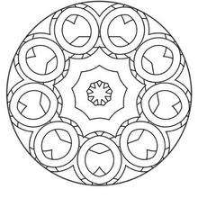 Mandala 146 - Coloring page - MANDALA coloring pages - Mandalas for ADVANCED