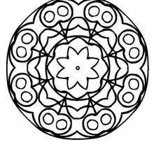 Mandala 148 - Coloring page - MANDALA coloring pages - Mandalas for ADVANCED