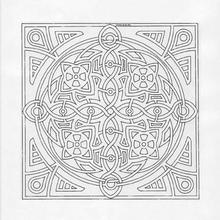Mandala 166 - Coloring page - MANDALA coloring pages - Mandalas for EXPERTS