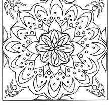 Mandala 153 - Coloring page - MANDALA coloring pages - Mandalas for ADVANCED