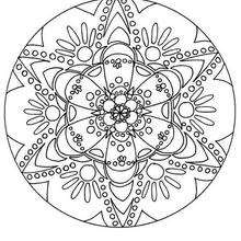 Mandala 156 - Coloring page - MANDALA coloring pages - Mandalas for ADVANCED