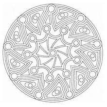 Mandala 167 - Coloring page - MANDALA coloring pages - Mandalas for EXPERTS